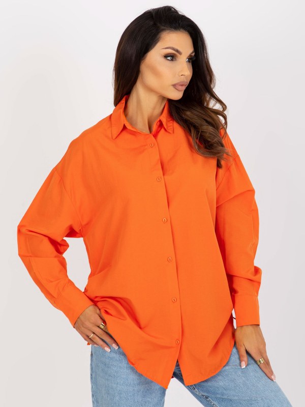 Dámská košile KS 7128.70 oranžová - Miss - Dámské oblečení košile a halenky