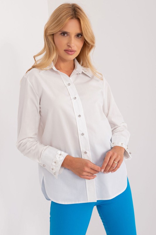 Košile s dlouhým rukávem model 193042 Lakerta - Dámské oblečení košile a halenky