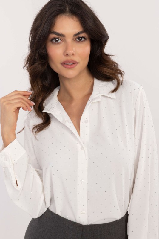 Košile s dlouhým rukávem model 203311 Italy Moda Košile s dlouhým rukávem model 203311 Italy Moda - Dámské oblečení košile a halenky