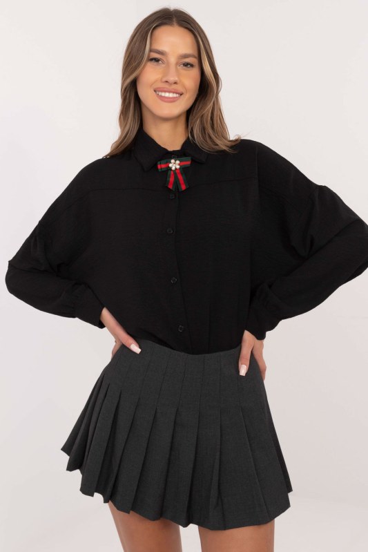 Košile s dlouhým rukávem model 203730 Italy Moda Košile s dlouhým rukávem model 203730 Italy Moda - Dámské oblečení košile a halenky