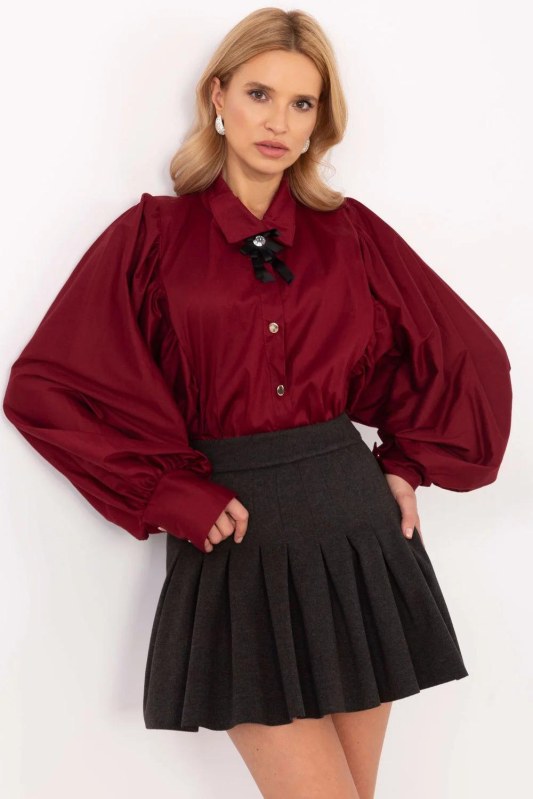 Košile s dlouhým rukávem model 204973 Italy Moda - Dámské oblečení košile a halenky