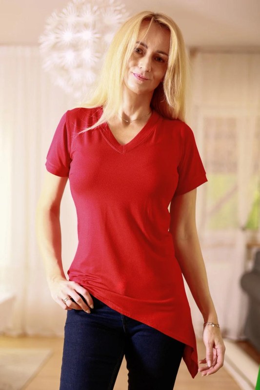 Halenka s krátkým rukávem model 214241 Mirale