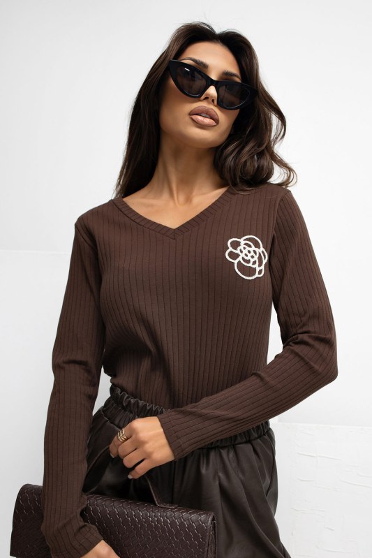 Halenka s žebrovanou strukturou model 221544 Rue Paris