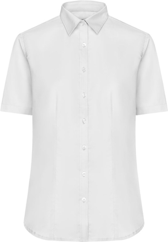 Daiber JN 683 Mikro keprová halenka s krátkým rukávem 02.0683 white