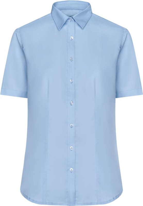 Daiber JN 683 Mikro keprová halenka s krátkým rukávem 02.0683 light blue