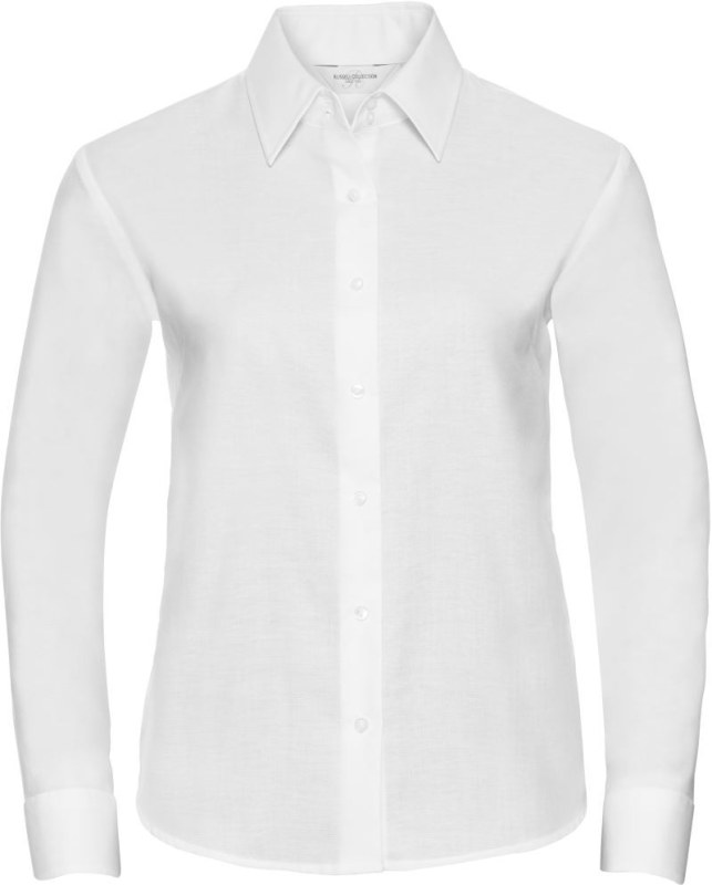 Russell Athletic 932F Halenka Oxford s dlouhým rukávem 11.932F white
