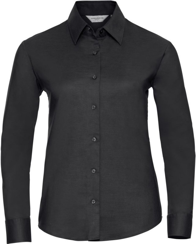Russell Athletic 932F Halenka Oxford s dlouhým rukávem 11.932F black