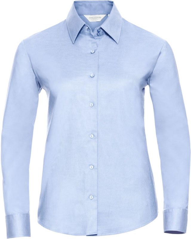 Russell Athletic 932F Halenka Oxford s dlouhým rukávem 11.932F oxford blue