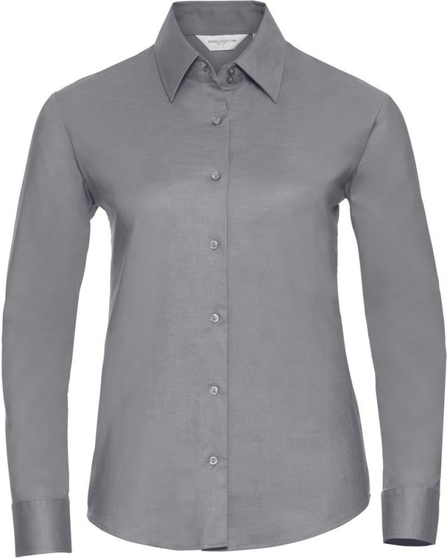 Russell Athletic 932F Halenka Oxford s dlouhým rukávem 11.932F silver