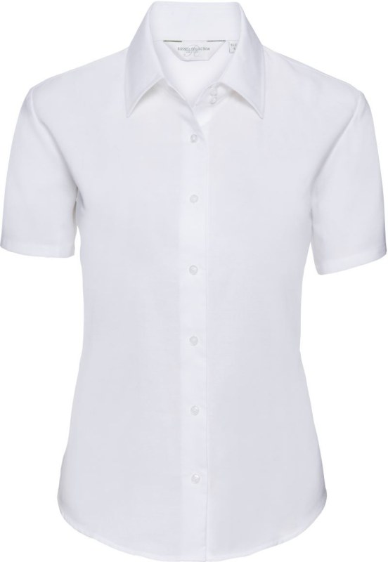 Russell Athletic 933F Halenka Oxford s krátkým rukávem 11.933F white