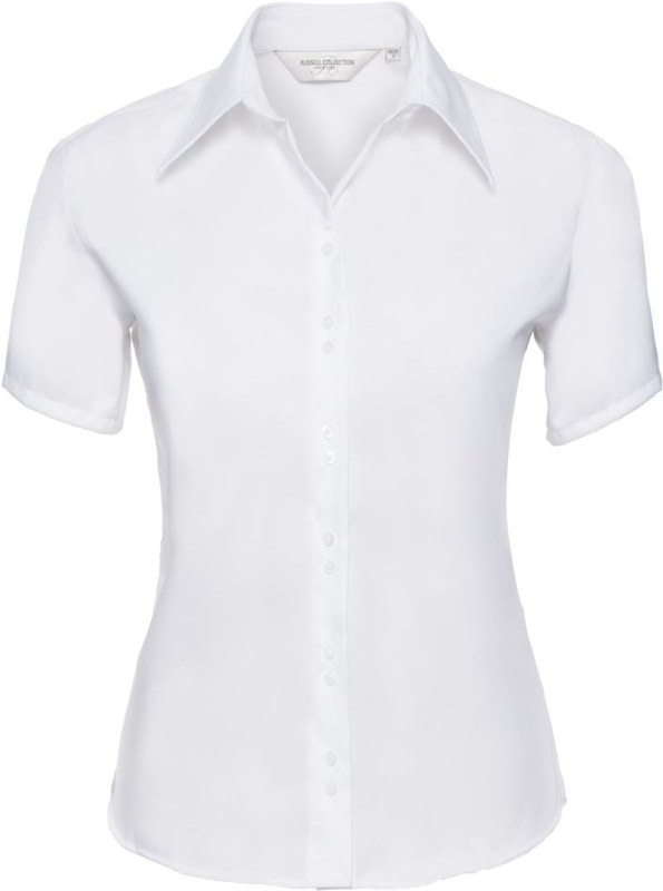 Russell Athletic 957F Nežehlivá halenka s krátkým rukávem 11.957F white