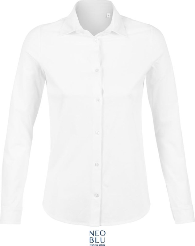 NEOBLU Balthazar Women Halenka s&nbsp;dlouhým rukávem 24.3199 optic white - Dámské oblečení košile a&nbsp;halenky