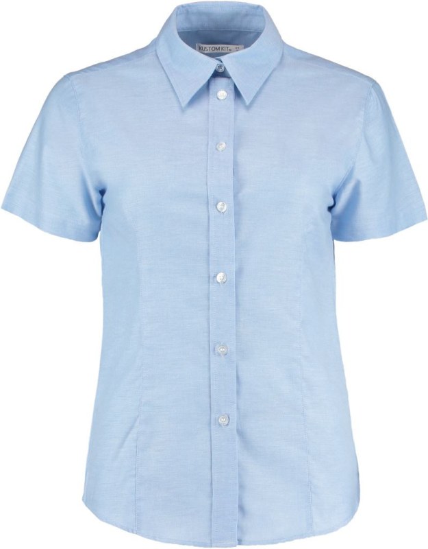 Kustom Kit KK 360 (6-24) Pracovní halenka Oxford s krátkým rukávem 43.0360 light blue