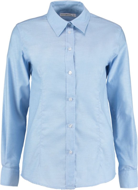 Kustom Kit KK 361 (6-24) Pracovní halenka Oxford s dlouhým rukávem 43.0361 light blue