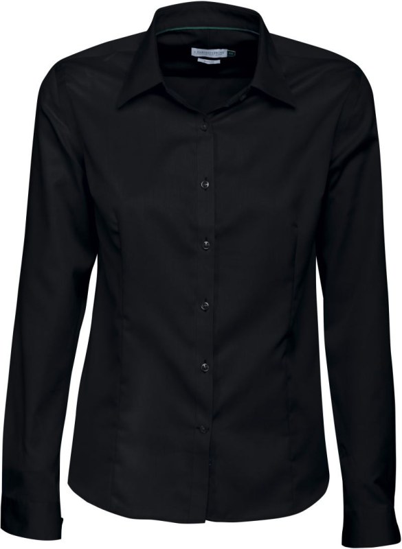 J.Harvest & Frost GB 01 Regular Women Nežehlivá halenka s dlouhým rukávem 63.0103 black