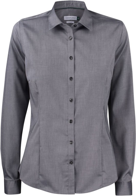 J.Harvest & Frost GB 01 Regular Women Nežehlivá halenka s&nbsp;dlouhým rukávem 63.0103 grey - Dámské oblečení košile a&nbsp;halenky