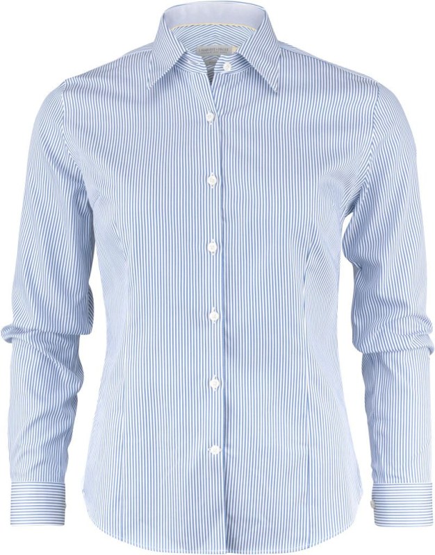 J.Harvest & Frost YB 50 Regular Women Keprová halenka s dlouhým rukávem 63.5003 sky blue stripe