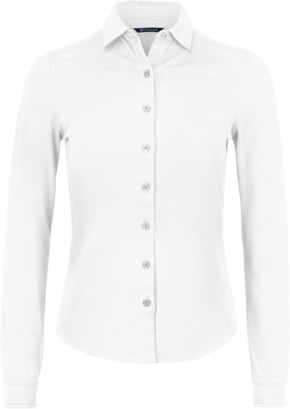 Cutter & Buck Advantage Shirt Women Piqué halenka s&nbsp;dlouhým rukávem 68.2411 white - Dámské oblečení košile a&nbsp;halenky