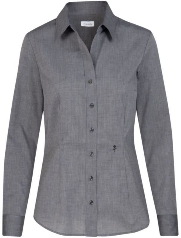 Seidensticker Blouse Slim LSL Halenka s dlouhým rukávem 78.0613 anthracite