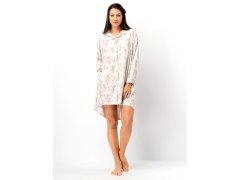 Dámská košile bez knoflíků Key LND 567 B25 dl/r 2XL-4XL