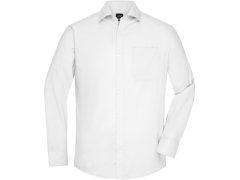 Daiber JN 682 Mikro keprová košile s dlouhým rukávem 02.0682 white