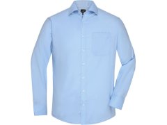Daiber JN 682 Mikro keprová košile s dlouhým rukávem 02.0682 light blue