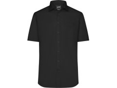Daiber JN 684 Mikro keprová košile s krátkým rukávem 02.0684 black
