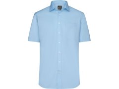Daiber JN 684 Mikro keprová košile s krátkým rukávem 02.0684 light blue