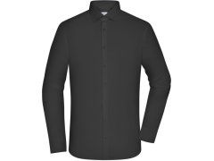 Daiber JN 1372 Popelínová košile slim fit s&nbsp;dlouhým rukávem 02.1372 black