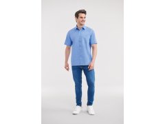 Russell Athletic 935M Popelínová košile s krátkým rukávem 11.935M corporate blue