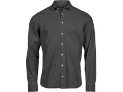 Tee Jays TJ 4004 Denim košile s dlouhým rukávem 18.4004 black denim