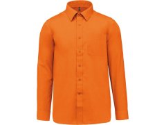Kariban K 545 Popelínová košile "Jofrey" s dlouhým rukávem 20.K545 orange