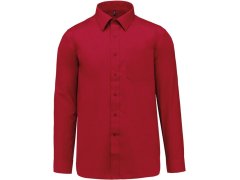 Kariban K 545 Popelínová košile "Jofrey" s dlouhým rukávem 20.K545 classic red