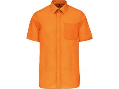 Kariban K 551 Popelínová košile "Ace" s krátkým rukávem 20.K551 orange