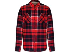 Kariban K 579 Flanelová košile s sherpa fleecovou podšívkou 20.K579 red/navy