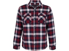 SOL´S Noah Kostkovaná košile s podšívkou 25.3989 medium burgundy