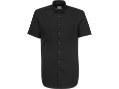 Seidensticker Shirt Regular SSL Košile s krátkým rukávem 78.3001 black