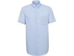 Seidensticker Shirt Regular SSL Košile s krátkým rukávem 78.3001 light blue