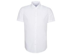 Seidensticker Shirt Slim SSL Košile s krátkým rukávem 78.6521 white
