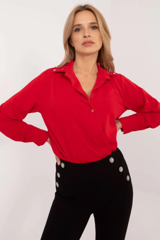 Košile s&nbsp;dlouhým rukávem model 203400 Italy Moda