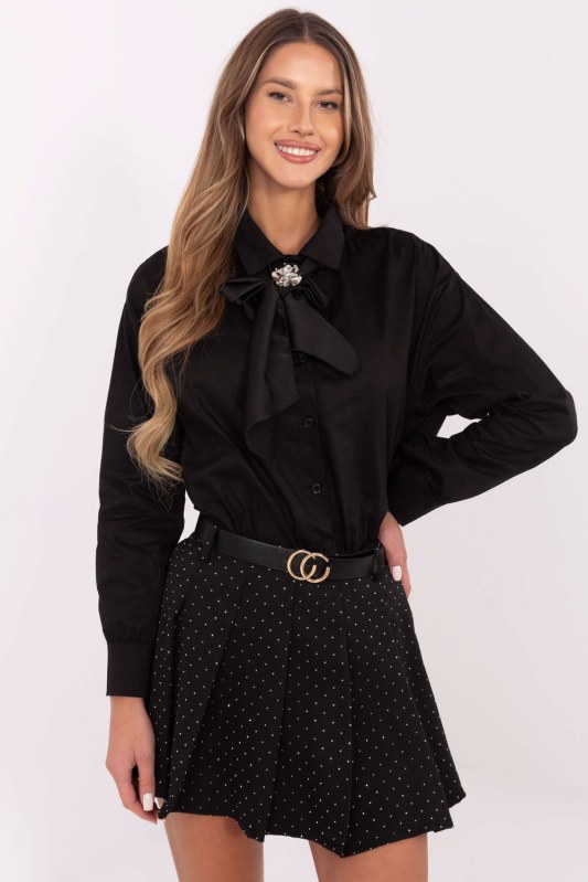 Košile s dlouhým rukávem model 203944 Italy Moda