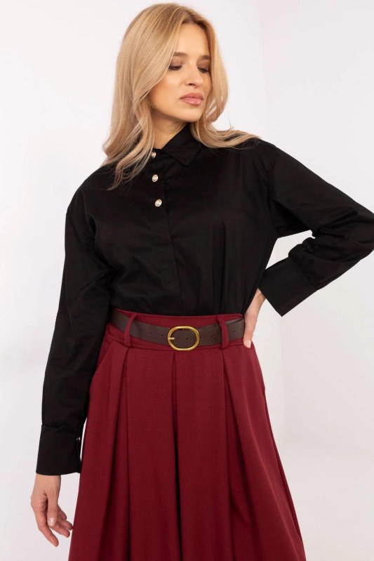 Košile s dlouhým rukávem model 204367 Italy Moda