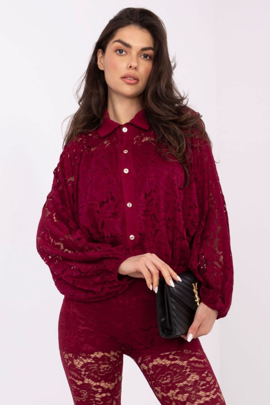 Košile s dlouhým rukávem model 221296 Italy Moda