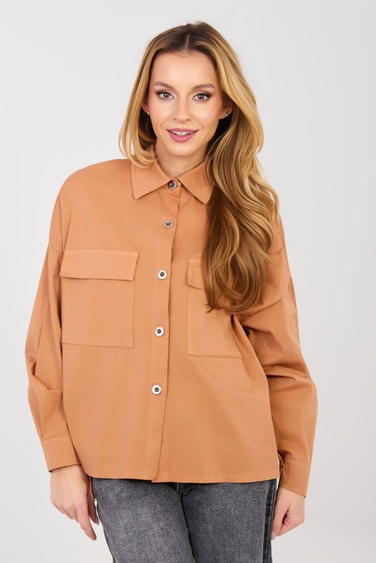 Košile s dlouhým rukávem model 224201 Italy Moda