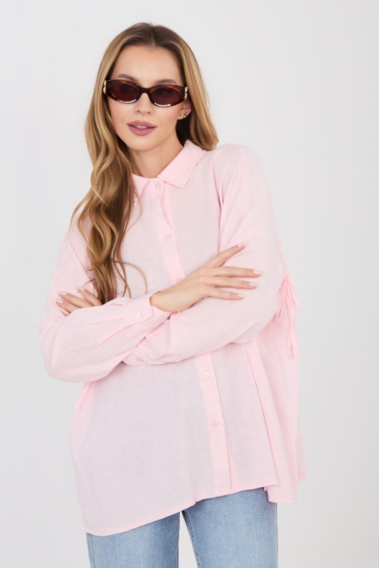 Košile s dlouhým rukávem model 225514 Italy Moda