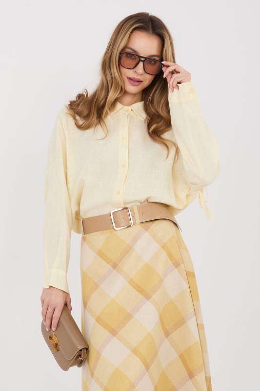 Košile s dlouhým rukávem model 225515 Italy Moda