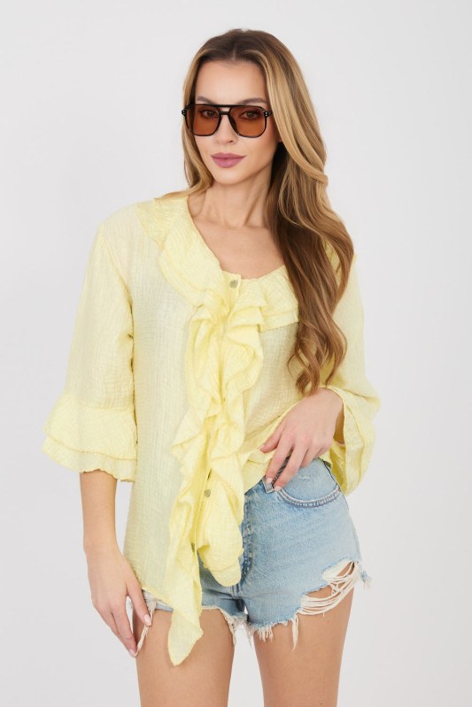 Košile s dlouhým rukávem model 225520 Italy Moda