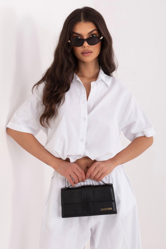 Košile s&nbsp;krátkým rukávem model 226021 Italy Moda - Dámské oblečení košile