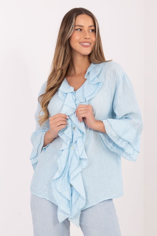 Košile s dlouhým rukávem model 226239 Italy Moda