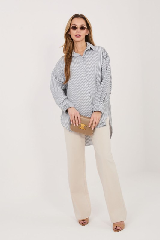 Košile s dlouhým rukávem model 231522 Italy Moda